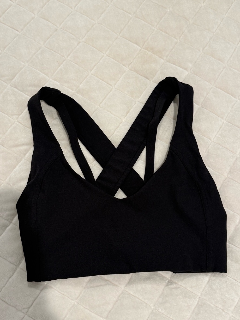 lululemon athletica Black Cross-Back Wireless Sports Bra